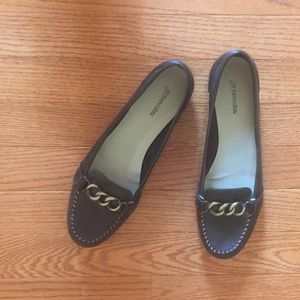 Black loafers